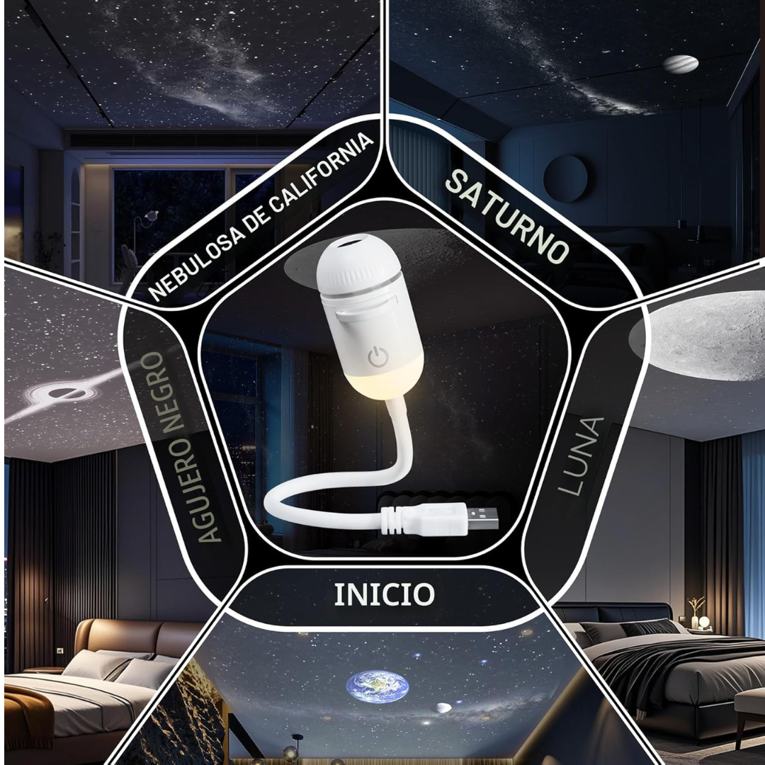 Proyector astronómico de estrellas